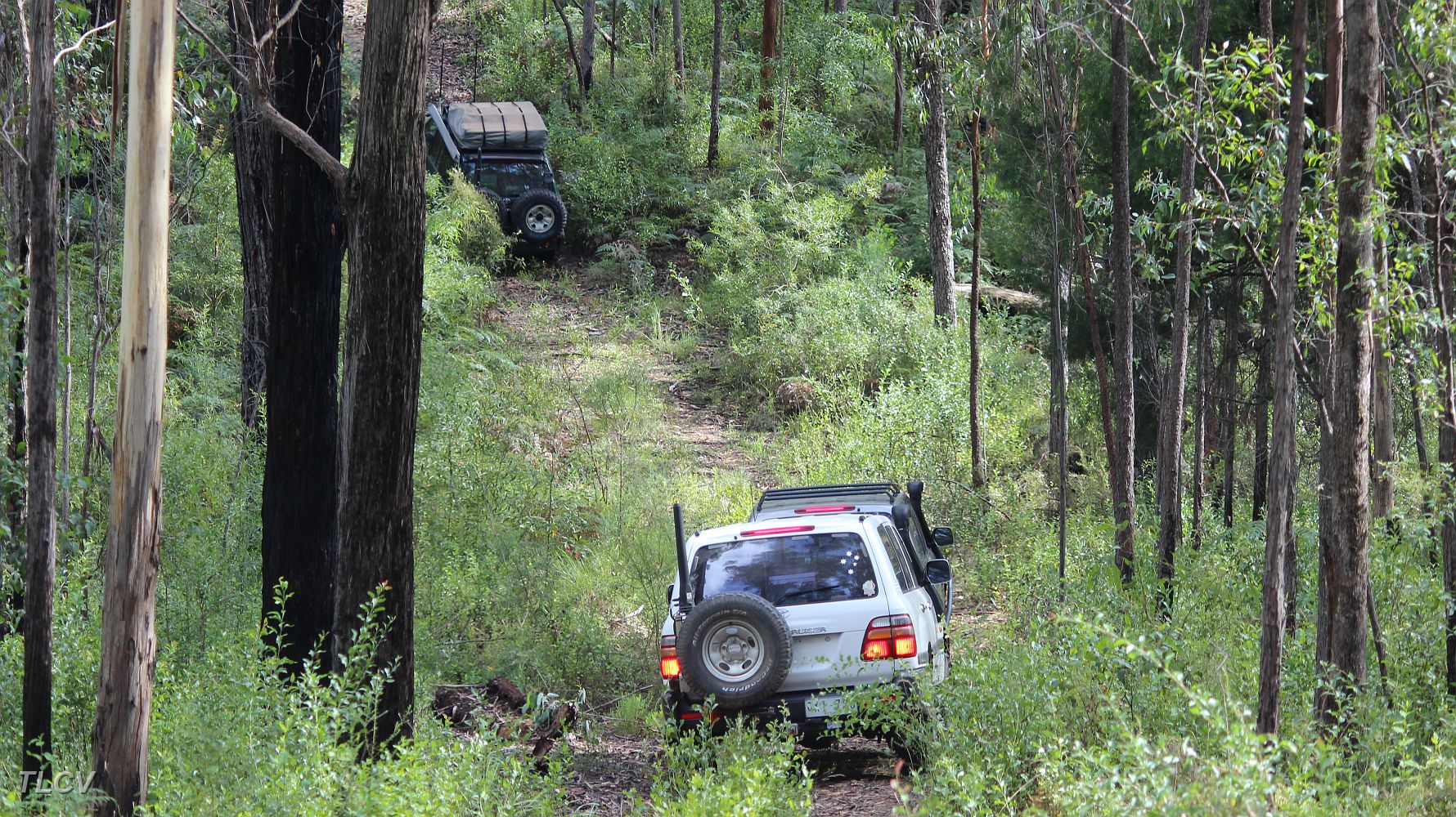 04-Convoy heads down Piepline Track.JPG